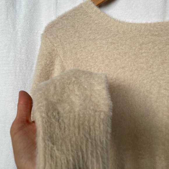 Fluffy AF Soft Cream Sweater - Picture 3 of 5